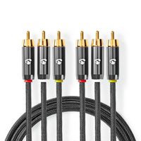 Nedis CROLINE Câble 3,5mm / 2x RCA M, 2 m