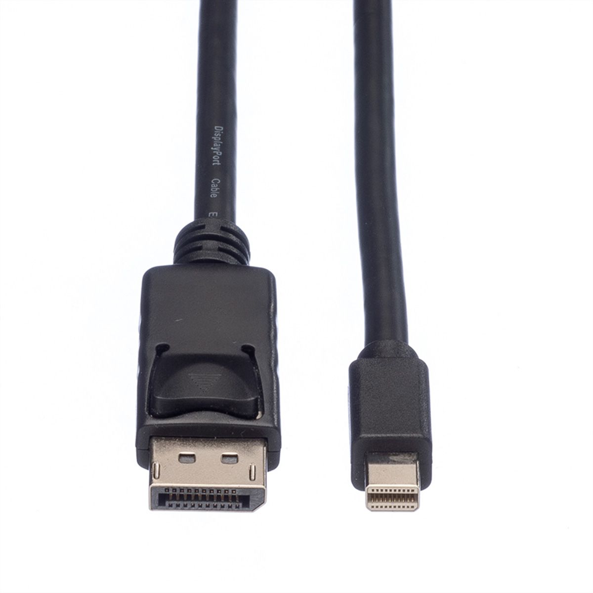 ROLINE GREEN DisplayPort Kabel, DP ST - Mini DP ST, TPE, schwarz, 1 m