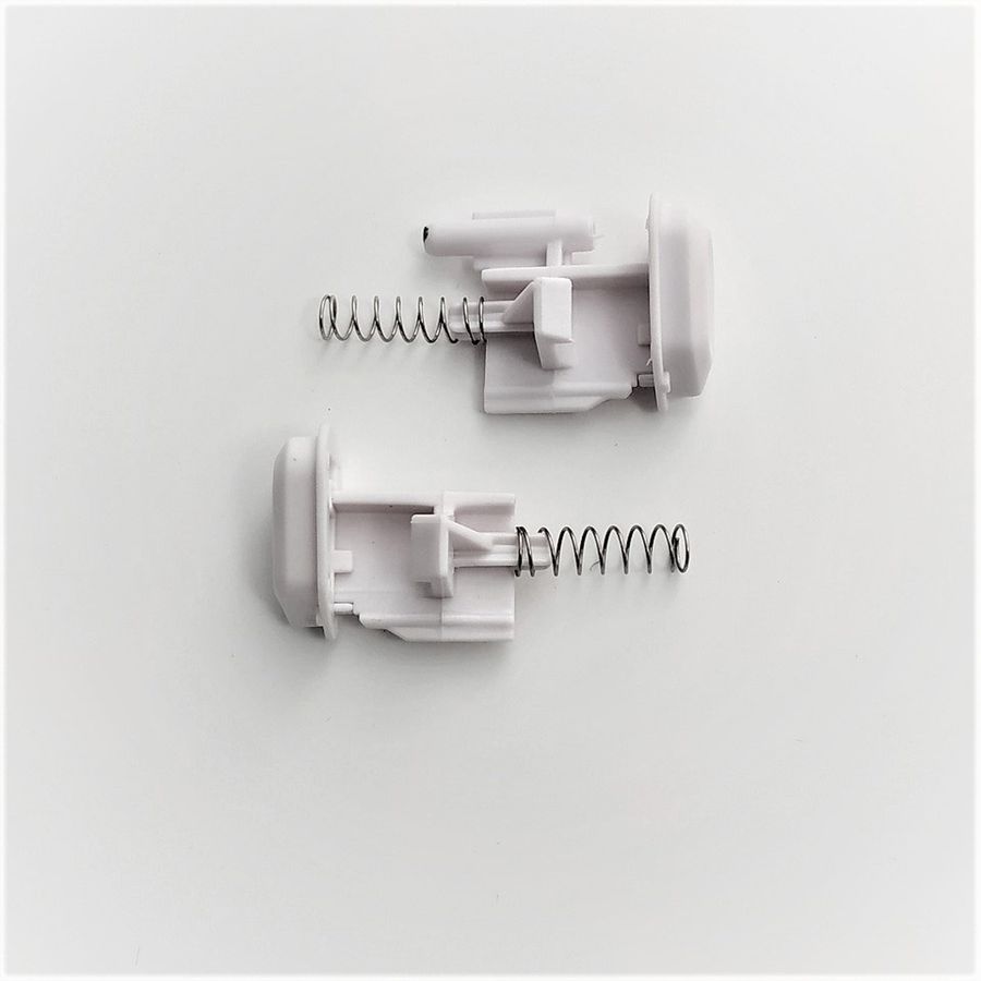 Bouton-poussoir gauche et droite blanc pour type 569