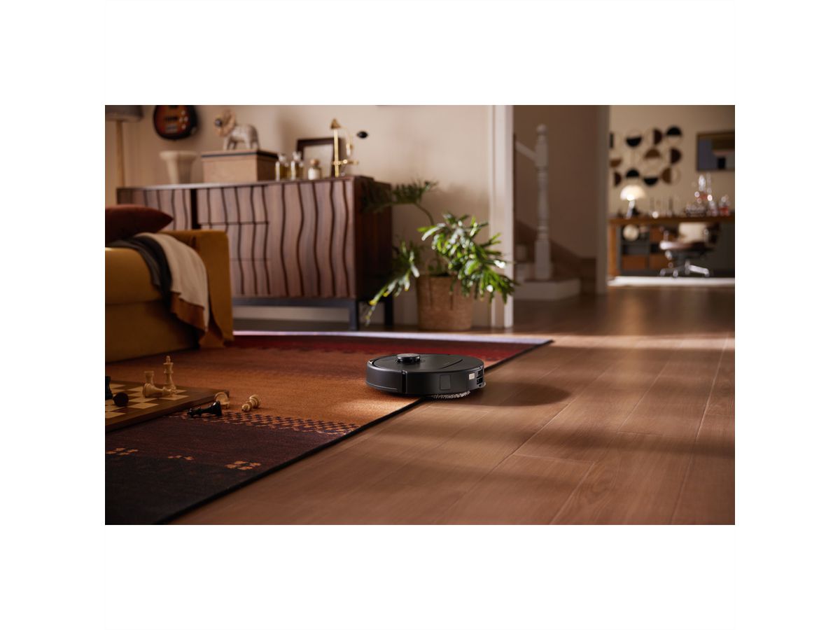 Roborock Aspirateur Qrevo S ProX noir, Robot aspirateur/balayeur