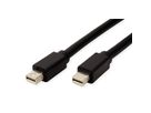 ROLINE DisplayPort Kabel, Mini DP ST - Mini DP ST, schwarz, 2 m