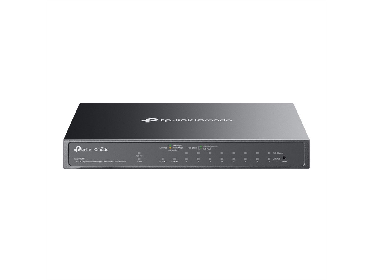 TP-Link ES210GMP Omada PoE+ Switch 10 Port