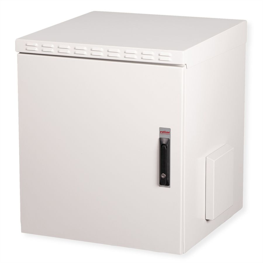 ROLINE 19-Zoll Wandgehäuse Pro 12 HE, 600x600 BxT IP55 outdoor grau