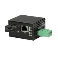 ROLINE Mini Convertisseur industriel, 10/100T-100SC