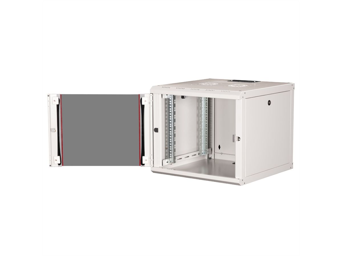 ROLINE 19-Zoll Wandgehäuse Pro 9 HE, 600x600 BxT grau