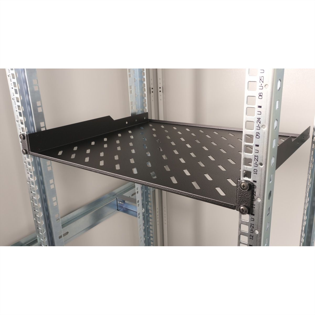 ROLINE 19" Etagère 1U 400P, 15kg de charge noir