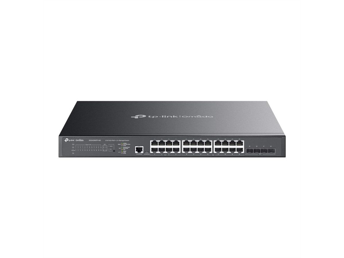 TP-Link SG3428XPP-M2 Switch , 24x 2.5G RJ45, 4x 10G SFP+ Slots