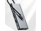 VALUE Station d'accueil USB type C, HDMI 4K60, 1x Gigabit Ethernet, 2x USB A + type C PD, 1x SD/microSD, 1x audio