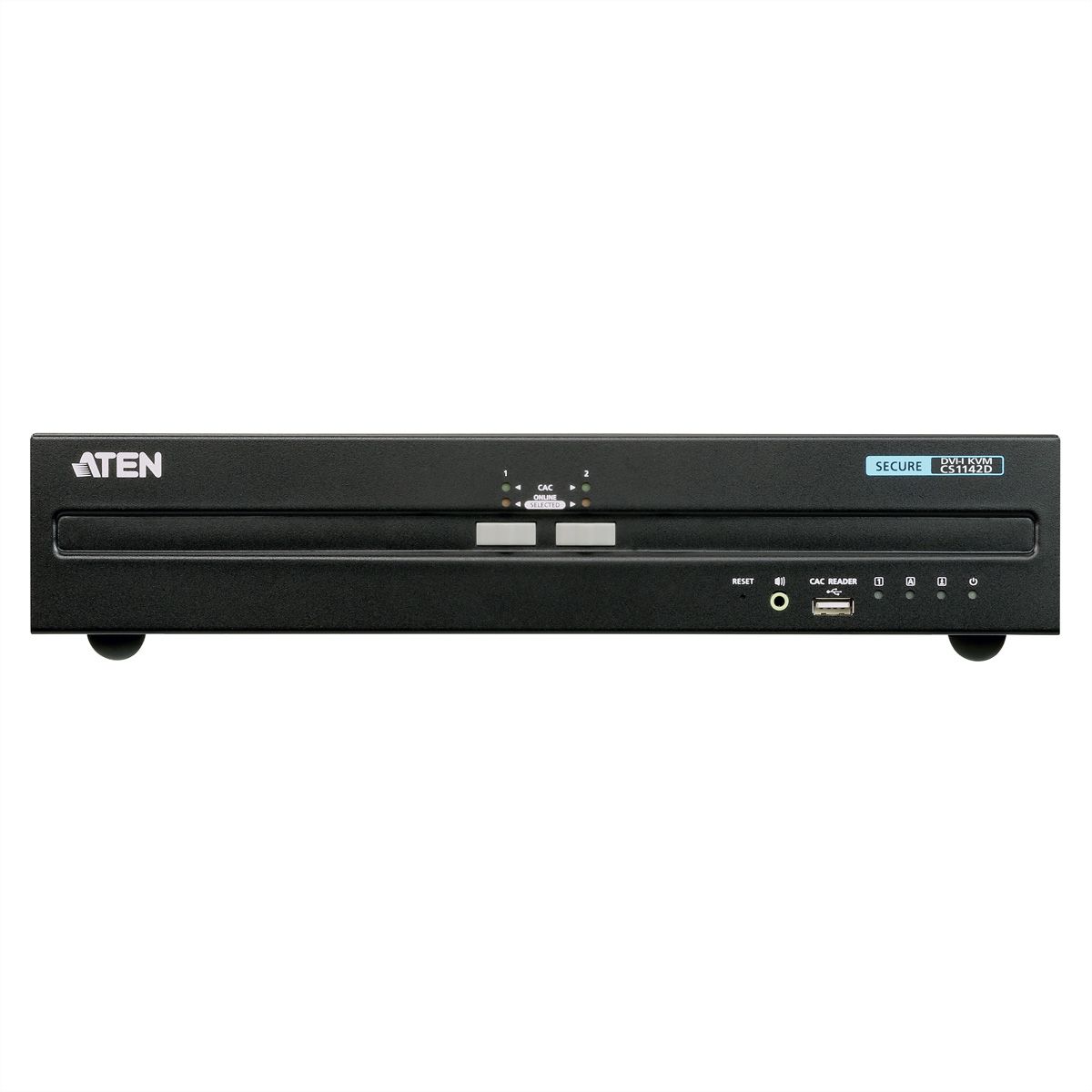 CS1142D Commutateur KVM sécurisé deux affichages DVI USB à 2 ports