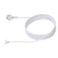 BACHMANN Câble H05VV-F 3G1,5 3m, blanc, non emballé