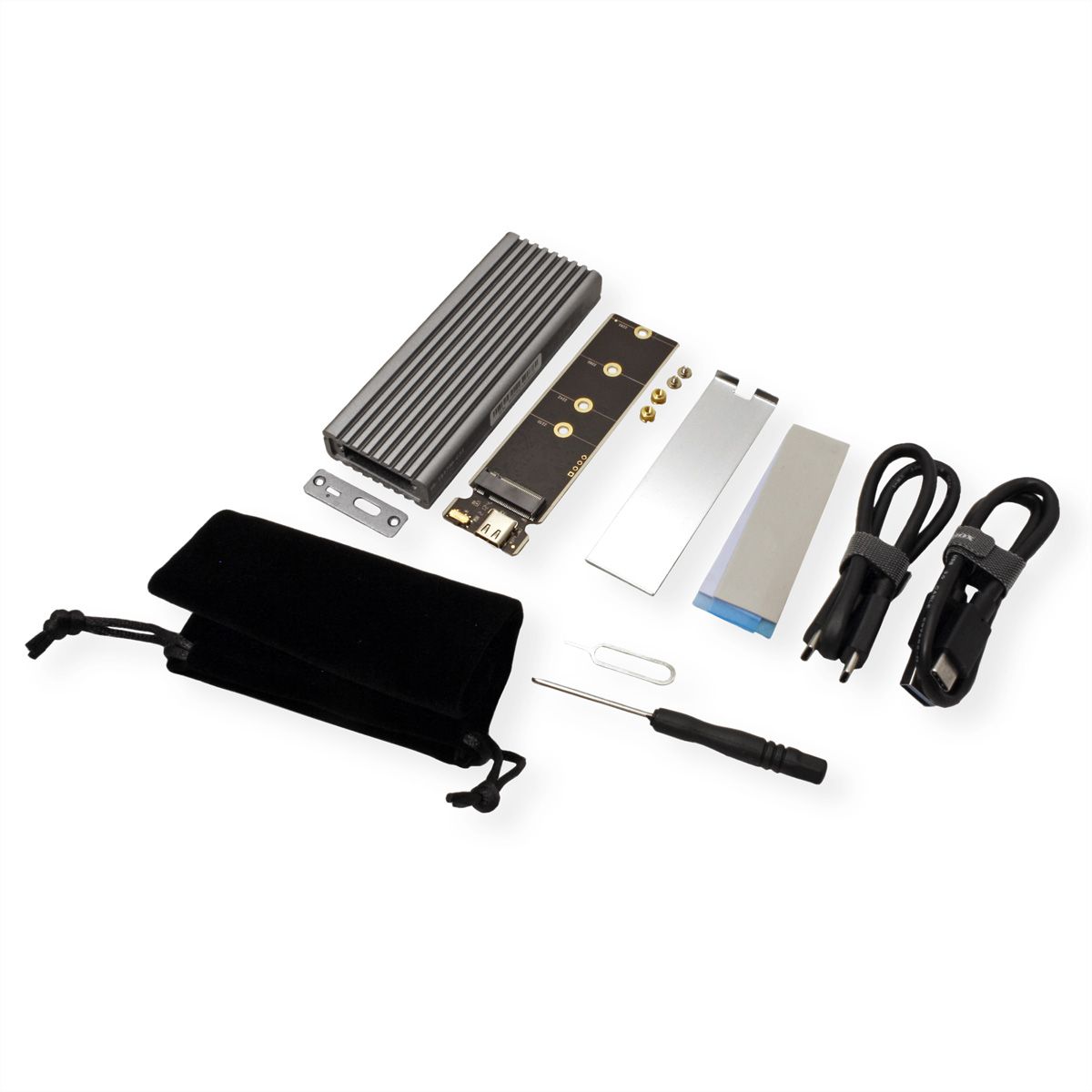 ICY BOX IB-1817M-C31 USB C Gehäuse für M.2 NVMe SSD