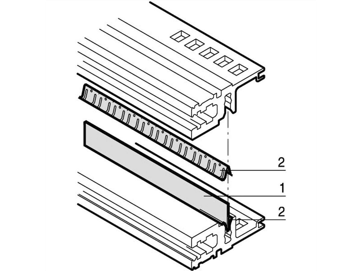 SCHROFF EMV-Dichtsatz zwischen Modulschiene und Modulschiene - HF-DICHTSATZ 63TE MODSCH.