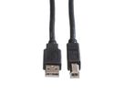 ROLINE GREEN Câble USB 2.0, Type A-B, noir, 0,8 m