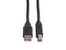 ROLINE USB 2.0 Kabel, Typ A-B, schwarz, 4,5 m