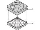 SCHROFF VARISTAR Ventilator mit Schutzgitter, 38mm, 230V