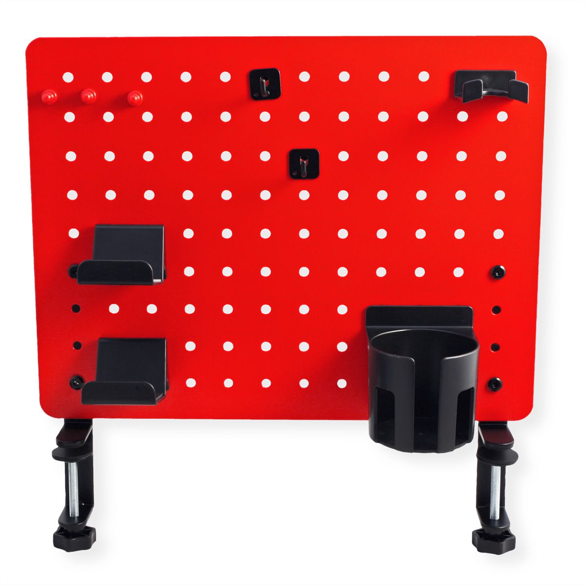 VALUE Stecktafel für Gamer, Klemmhalterung, rot