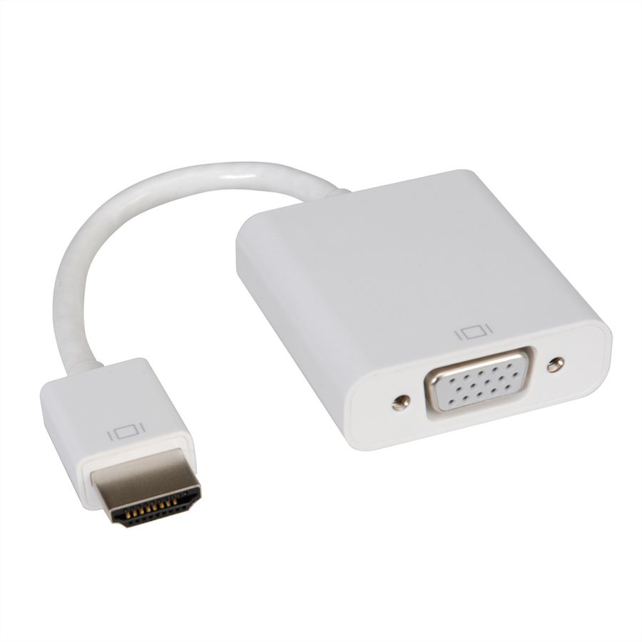 ROLINE Adaptateur HDMI-VGA, HDMI M-VGA F, 0,15 m