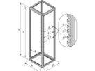 SCHROFF VARISTAR NET Plus 42 UH, baie accoupable, 2000x800x800mm