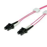 EasyLan Câble FO duplex 50/125µm OM4, LC/LC, violet, 3 m