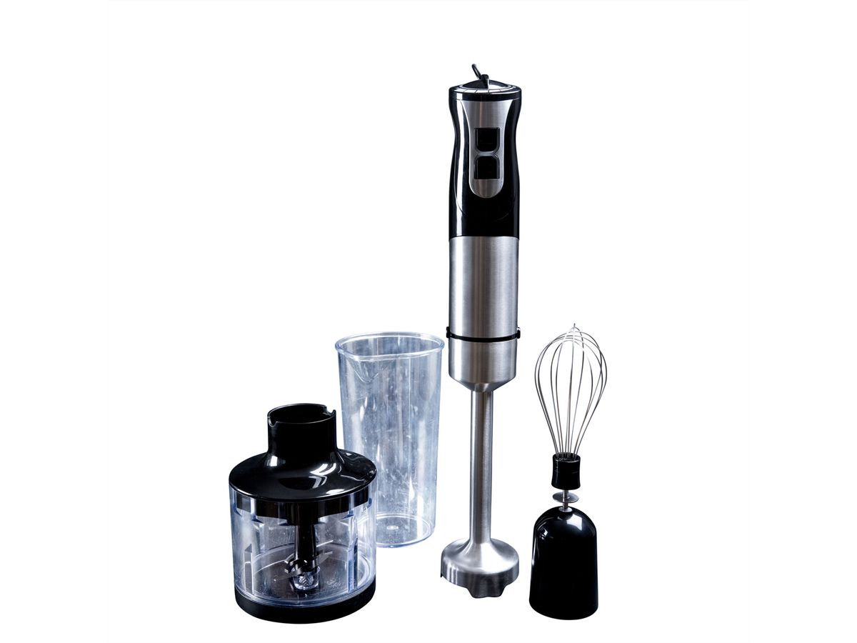 Gastronoma Mixeur plongeant 18210001, noir/argent, 1000W