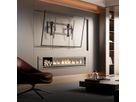 VALUE  Support mural TV, très résistant, télescopique, inclinable, fixe, <80 kg, <266,7cm (105"), 1000 x 600