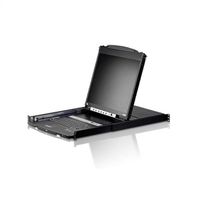 ATEN CL5816N 48cm-LCD KVM Switch USB-PS/2,VGA, 16 Port, DE-Layout