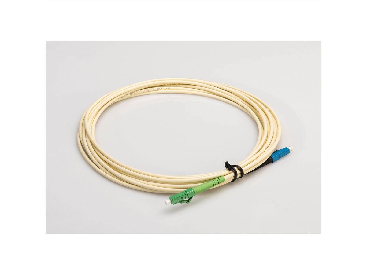 Câble réseau à fibre optique 9/125µm, LC UPC / LC APC, simplex, 10 m