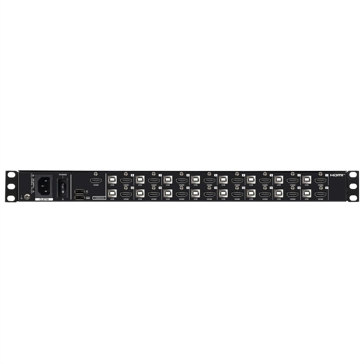 ATEN CL3716NW D 16-Port USB HDMI LCD KVM Konsole, DE-Layout