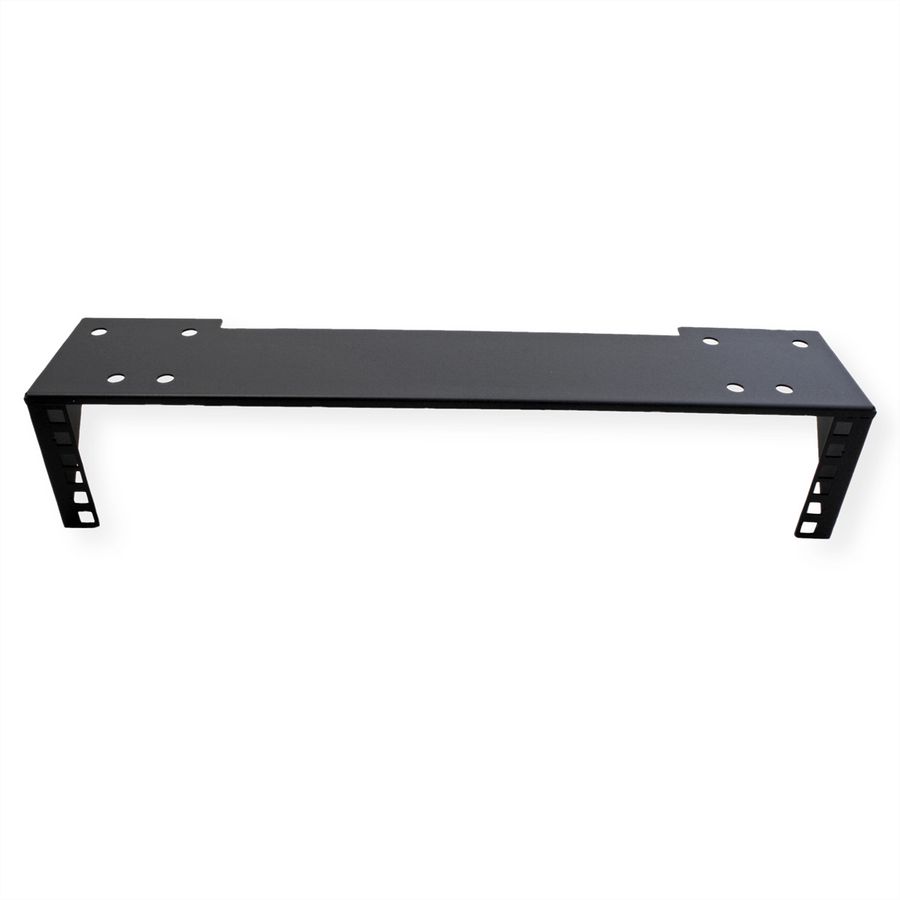 VALUE 19-Zoll-Wand-/Untertischhalterung, 2 HE, schwarz