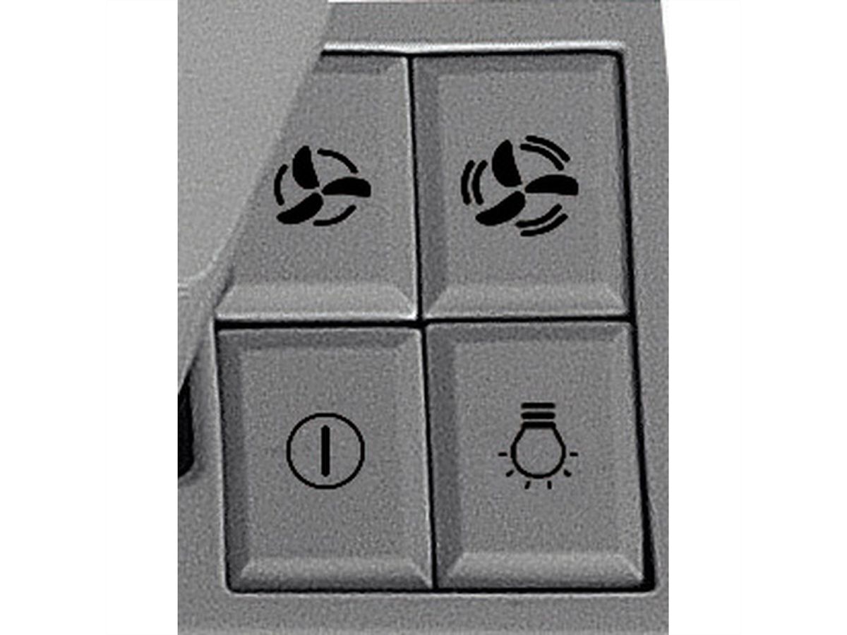 Bauknecht Flachschirmhaube DBAH65LMX, 60cm, A, Inox