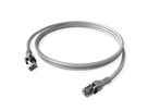 Cordon SaCon DualBoot PushPull IP20, Cat.6 (Classe E), gris, 2 m