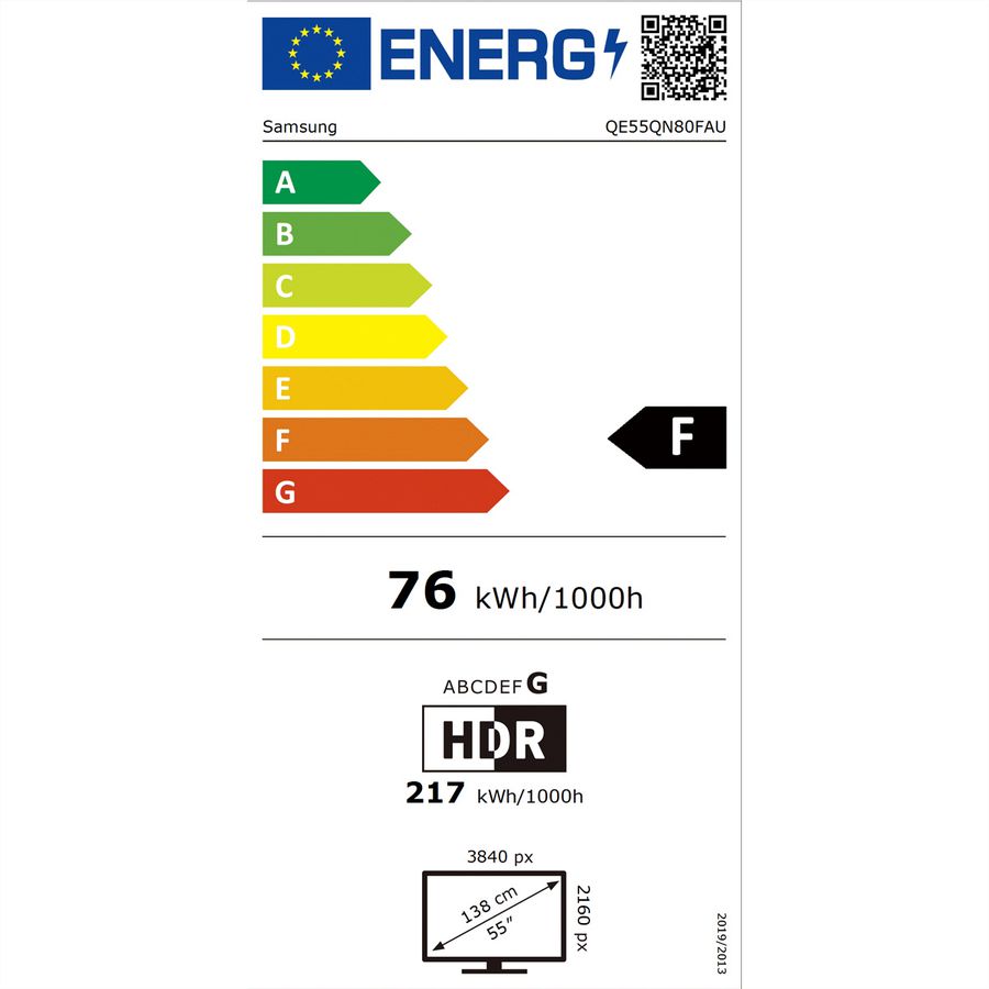 Samsung TV 55" QN80F Series