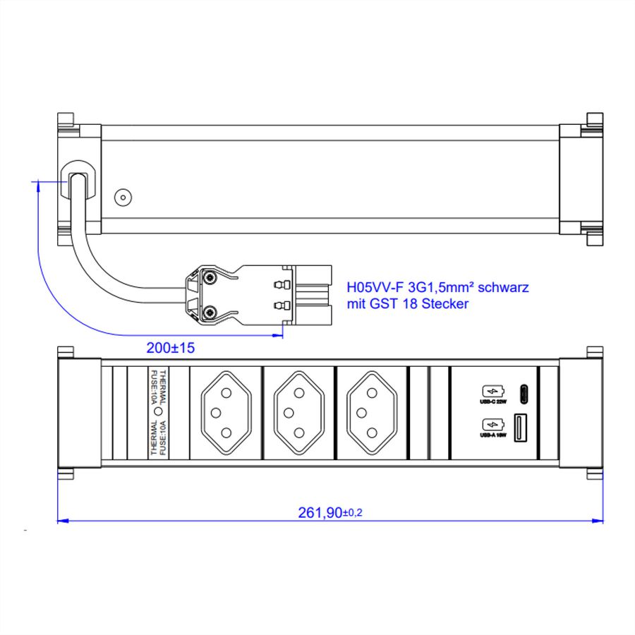 BACHMANN POWER FRAME M 3xCH, SUISSE