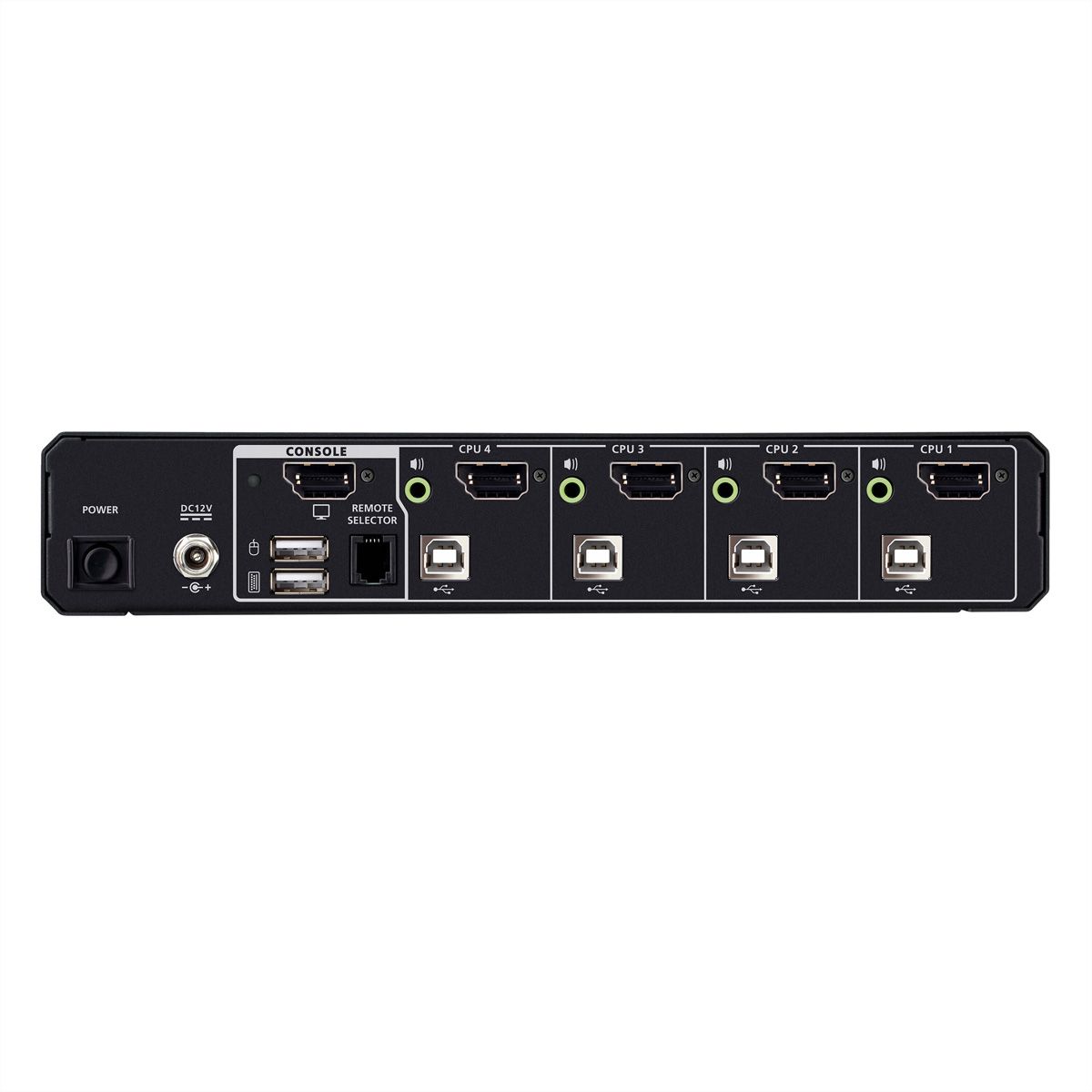 ATEN CS1184DPH4 4-Port USB 5K DP/HDMI, Single Display Universal Secure KVM Switch
