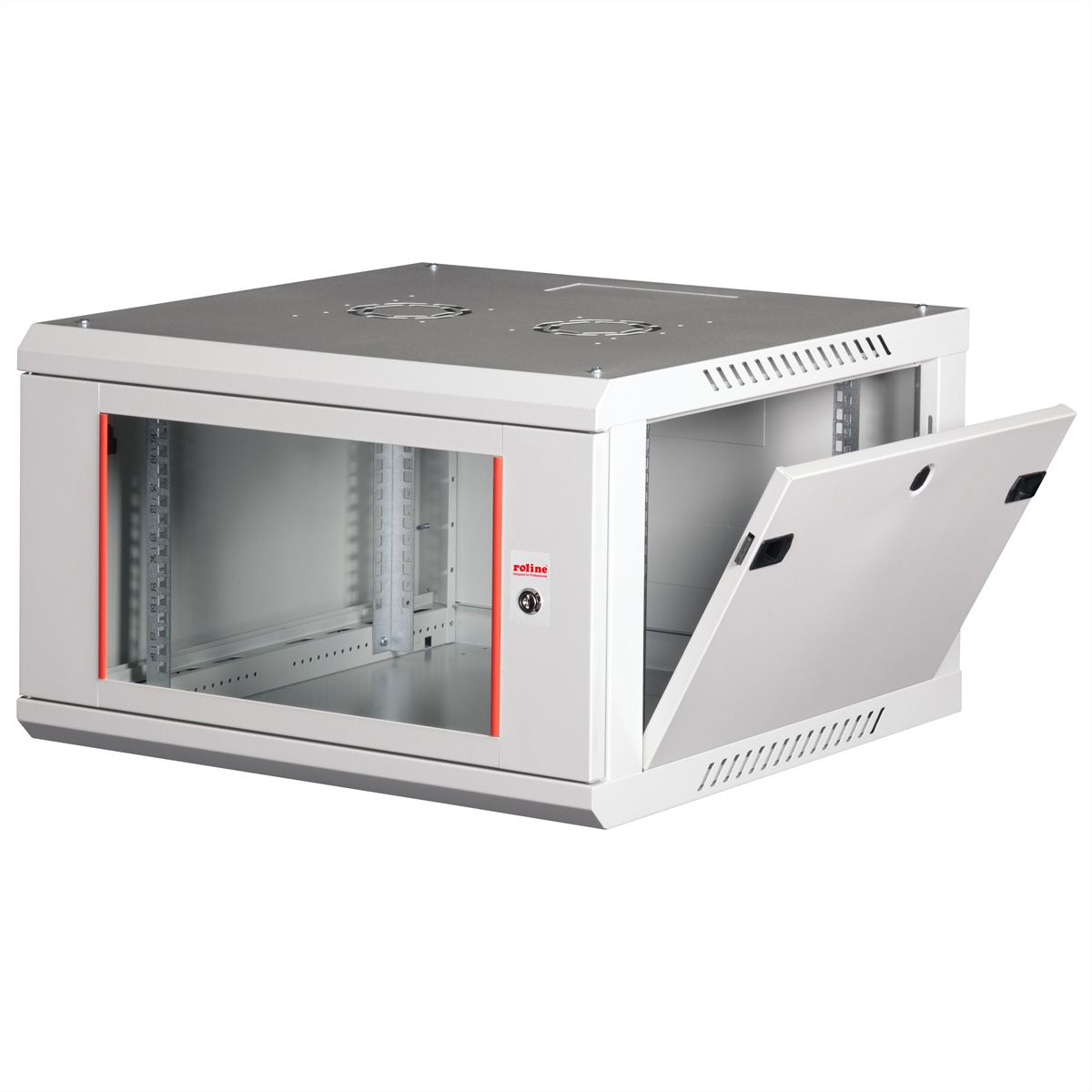 ROLINE 19-Zoll Wandgehäuse Basic Plus 6HE, 600x600 BxT grau