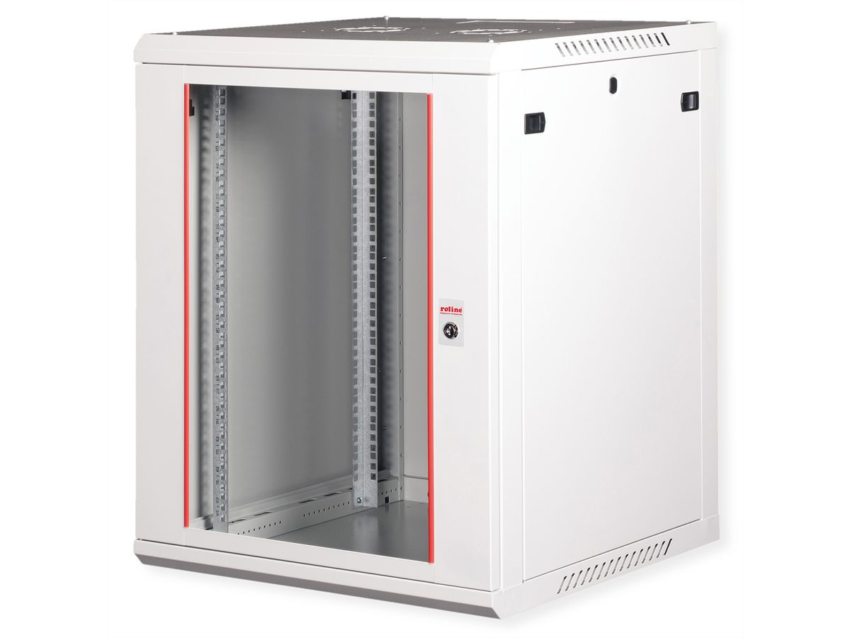 ROLINE 19-Zoll Wandgehäuse Basic Plus 15HE, 600x600 BxT grau