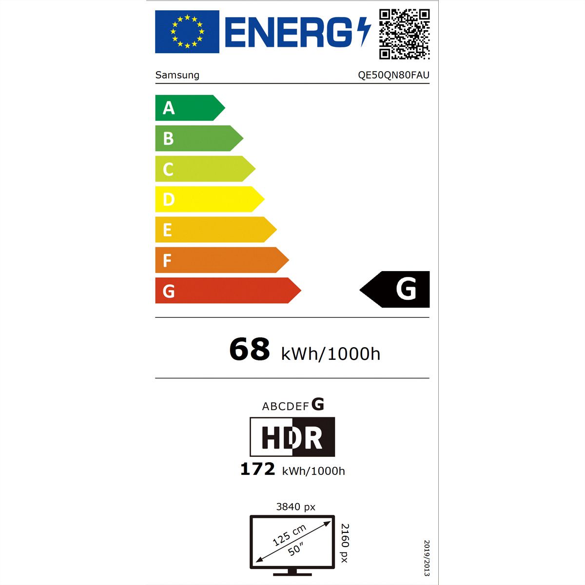 Samsung TV 50" QN80F Series