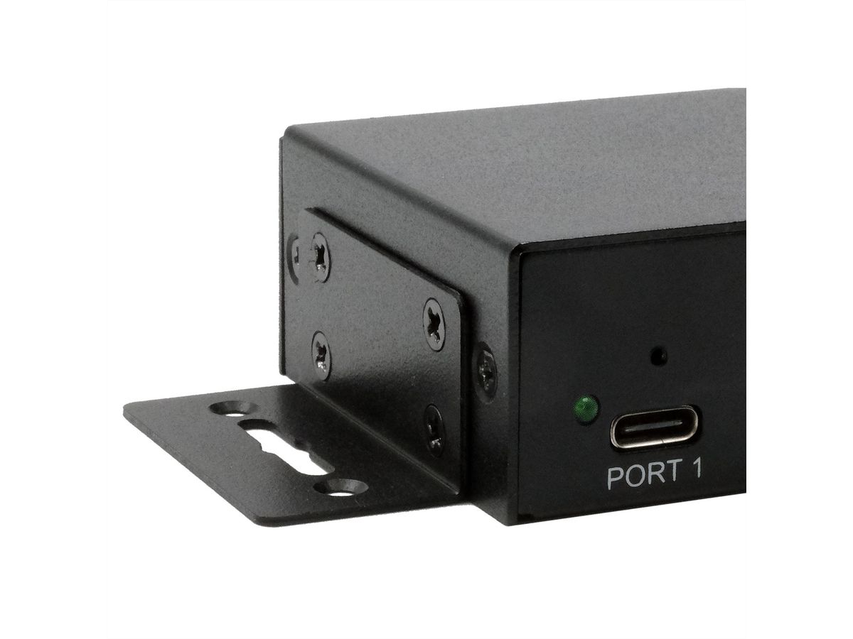 EXSYS EX-12294HMS 4 Port USB 3.2 Metall HUB 4x C