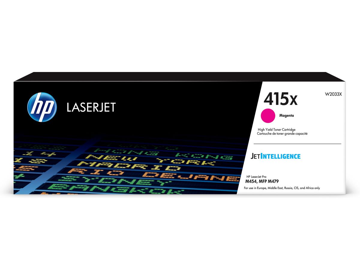 HP 415X Toner magenta LaserJet authentique grande capacité