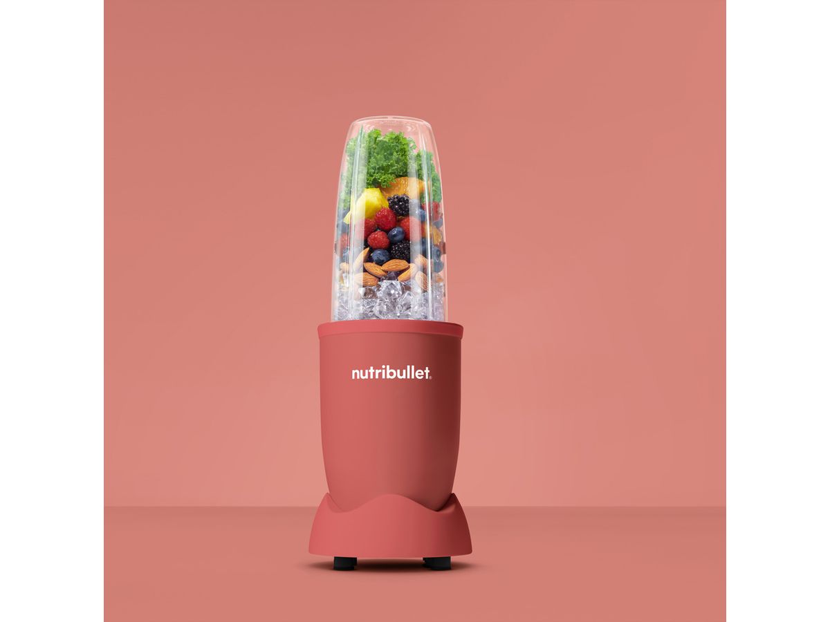 **DEMO**Nutribullet Nährstoffextraktor 900W, matt rot, 5-teilig