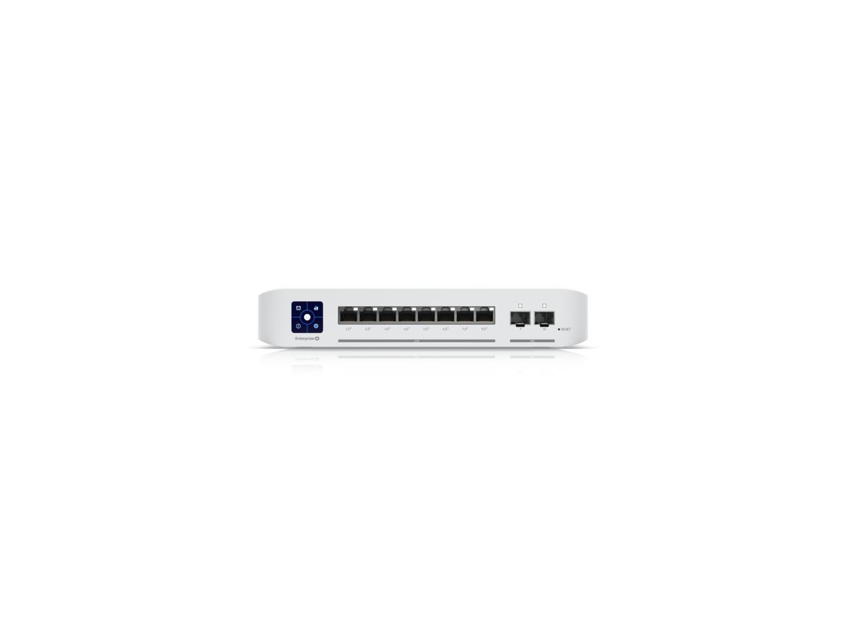 Ubiquiti UniFi Enterprise 8 PoE Géré L3 2.5G Ethernet (100/1000/2500) Connexion Ethernet, supportant l'alimentation via ce port (PoE) Acier inoxydable