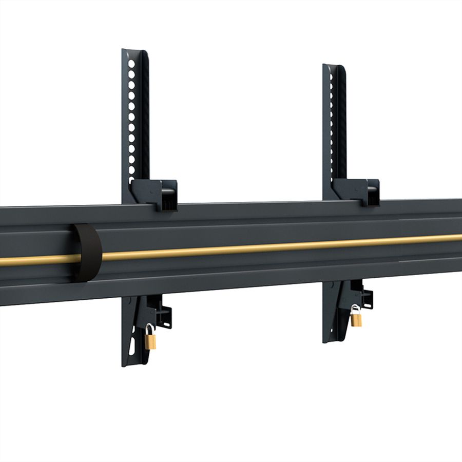 Hagor Menuboard CPSW3L 46-65" Menuboard support mural pour 3 écrans, Adaptation pour barre de son