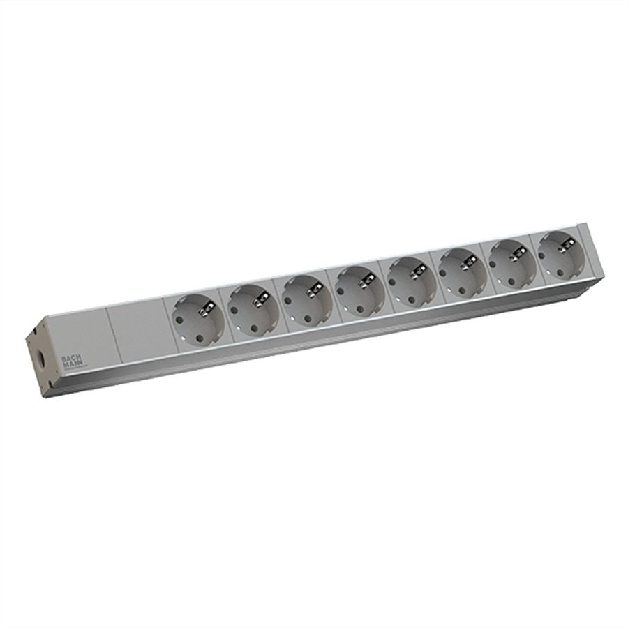BACHMANN 19" 1U 8xCEE7/3 avec câble de contrôle