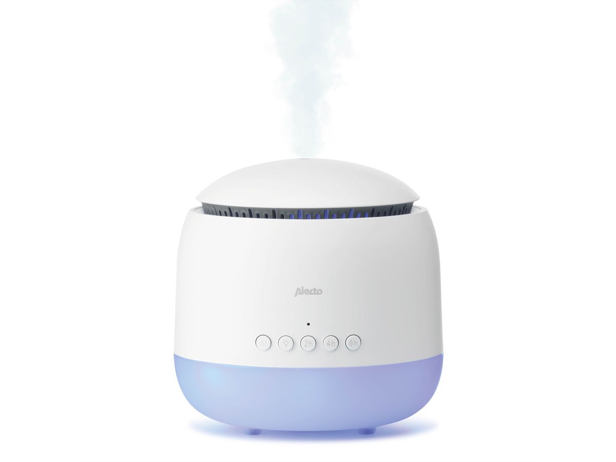Humidificateur pour bébé Alecto BC-23, 25 mètres carrés, réservoir de 300 ml, éclairage nocturne