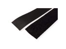 VELCRO® Bande 50mmx2.5m noir, crochets&velours autocollants extra fort