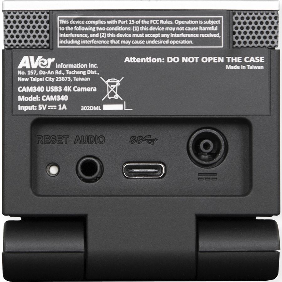 Aver USB Kamera CAM340+, schwarz