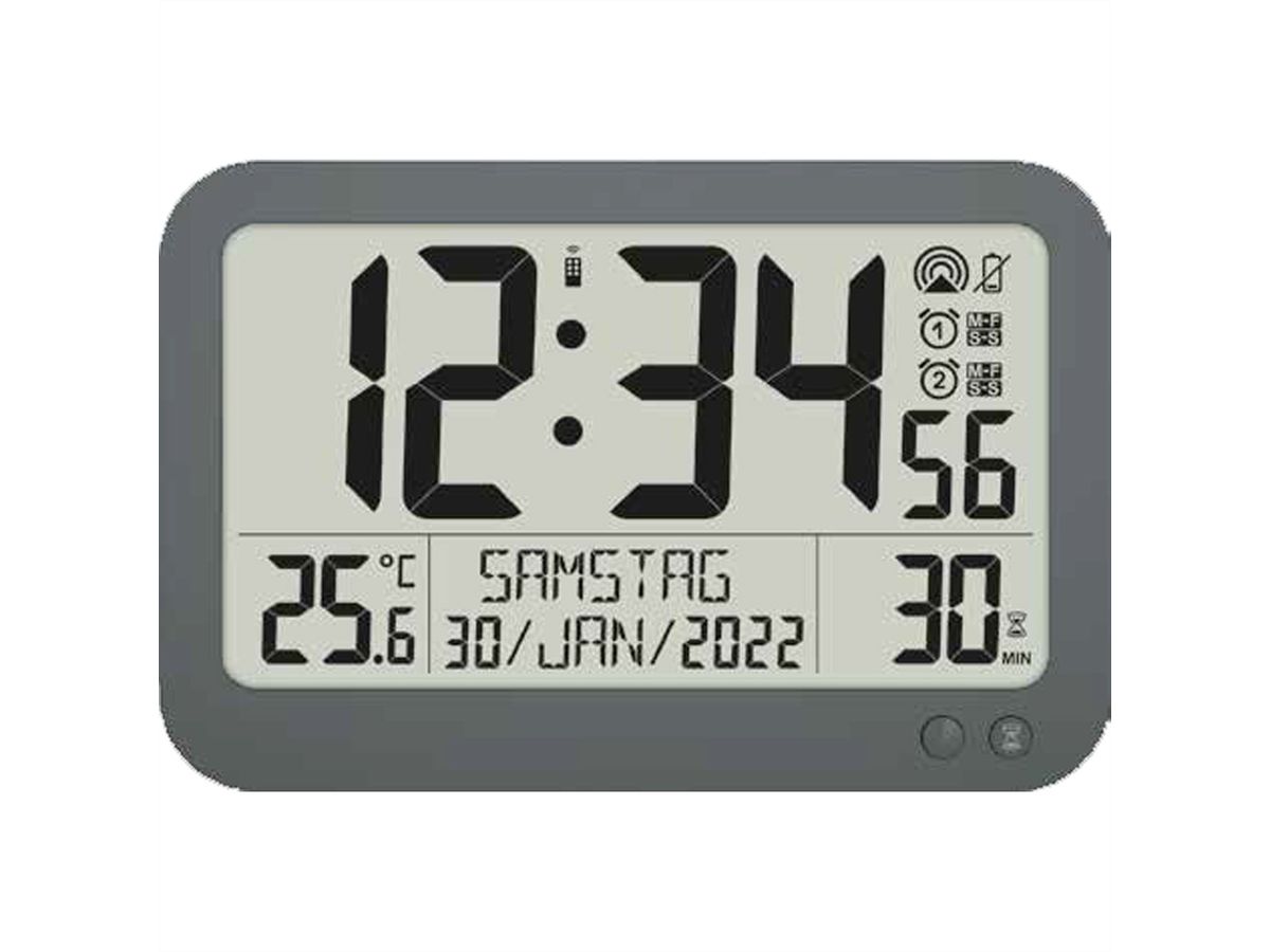 Technoline Wetterstation WS 8026, Temperaturanzeige, Datum, Timer, Snoozefunktion
