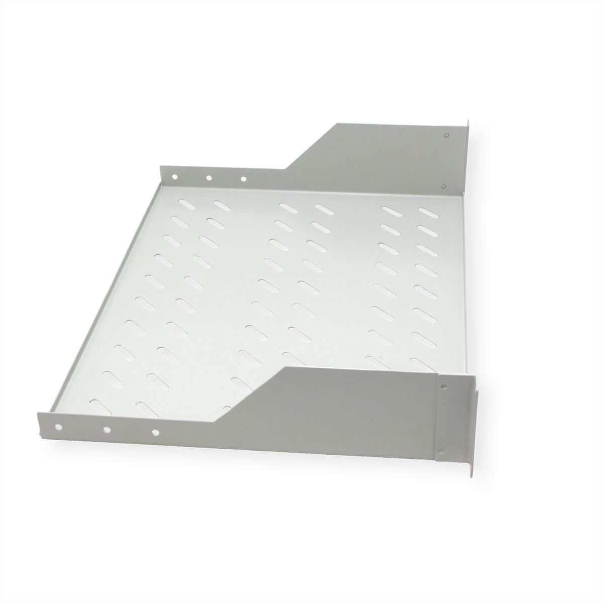 ROLINE 19-Zoll Fachboden 2 HE 350 T, 25kg Tragkraft grau