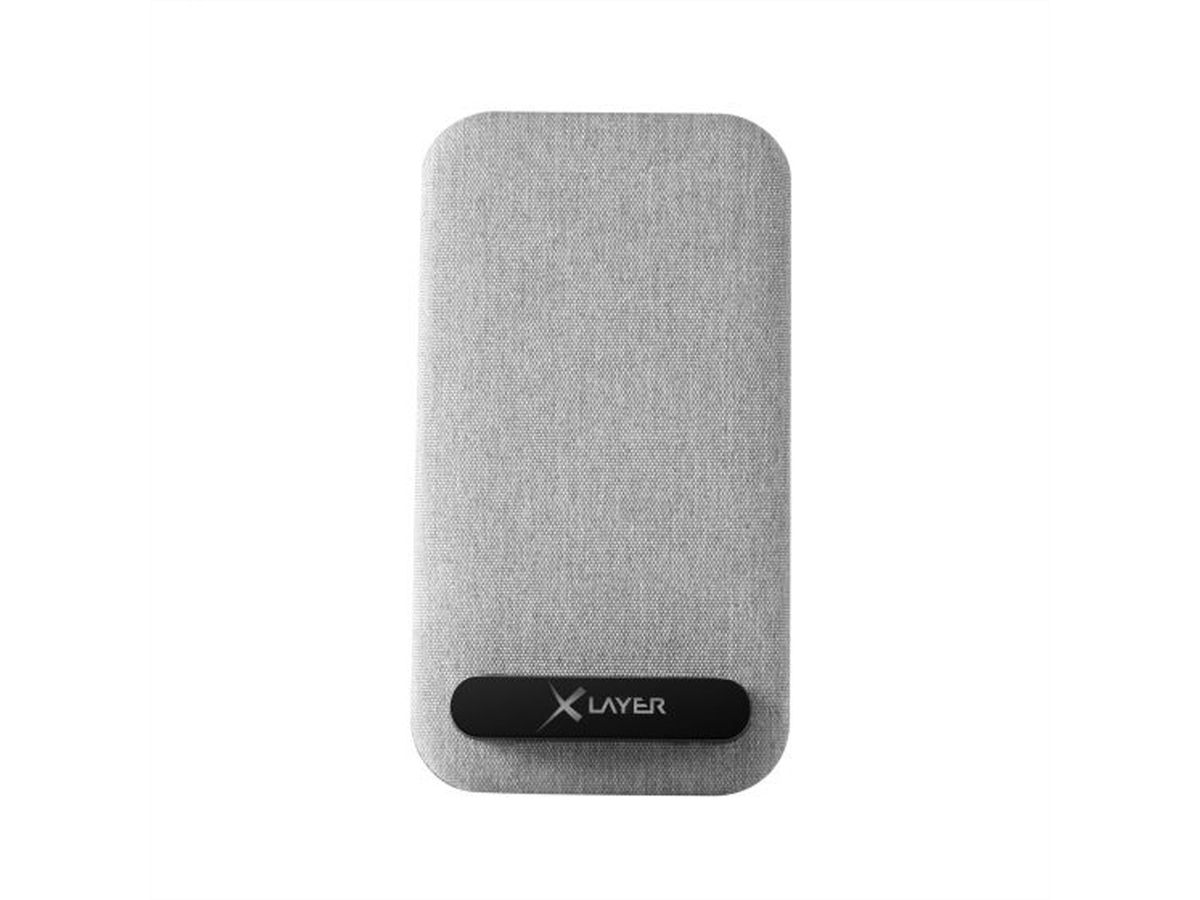 XLayer WiFi 10W Induktion socle de charge, gris, 5W,7,5W,10W