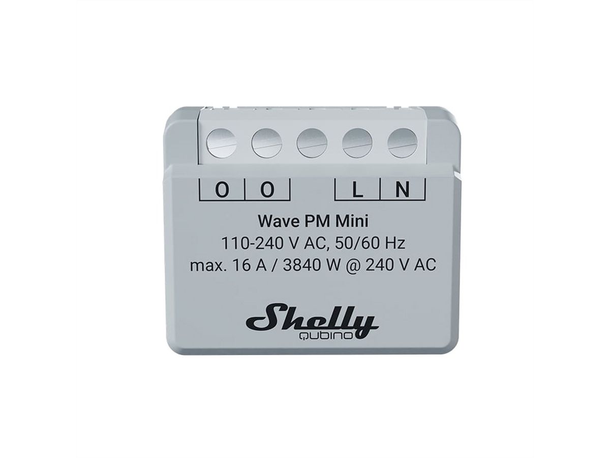 Shelly  Actionneur de commutation Qubino Wave PM Mini